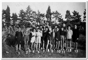 BOUISSEVILLE ECOLE ST AUGUSTIN 1949 XXX LES PENSIONNAIRES
